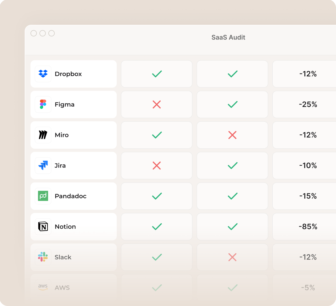 Spendbase interface